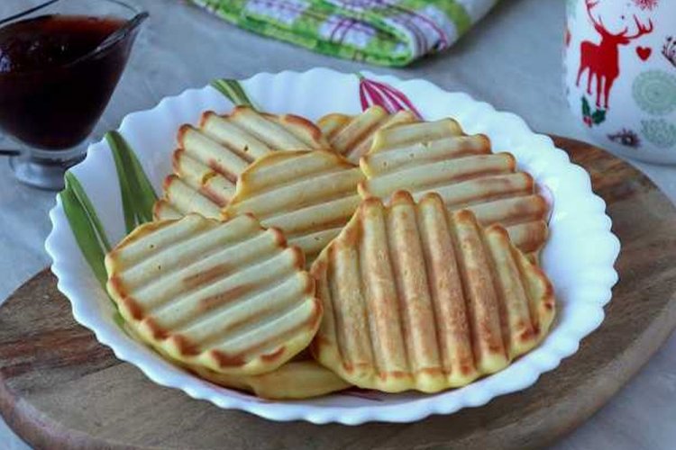 Брюссельские вафли на гриле