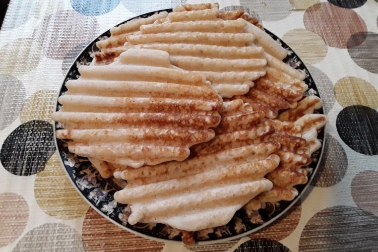 Вафли на растительном масле и воде