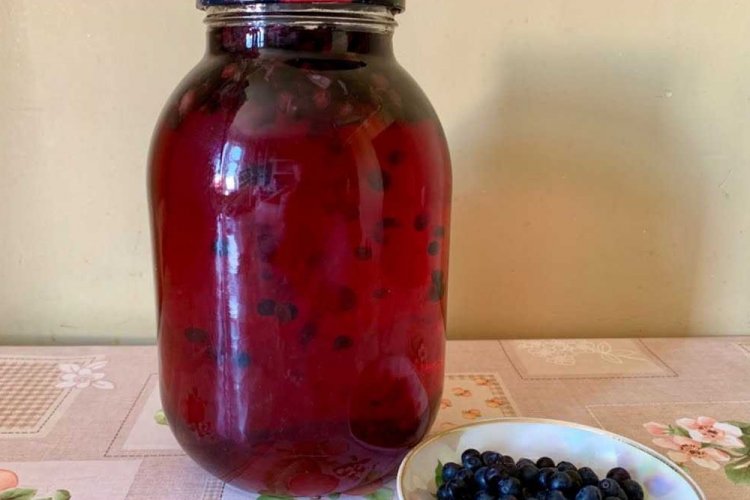 Компот из черники на зиму