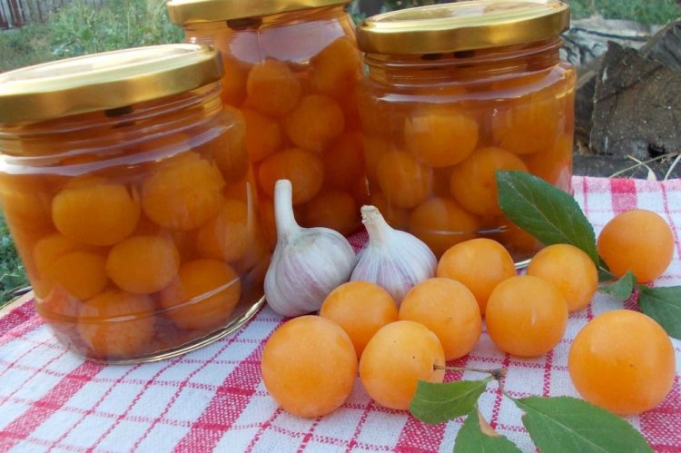 Маринованная алыча на зиму