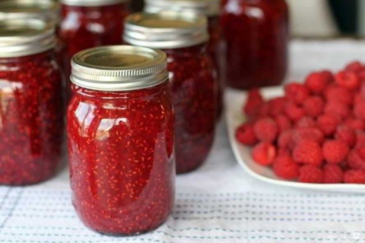 Варенье-пятиминутка из тибетской малины на зиму