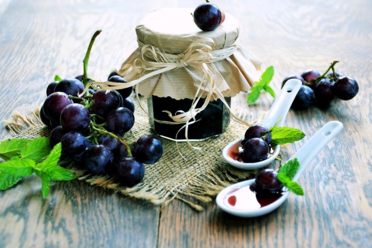 Джем из винограда без косточек