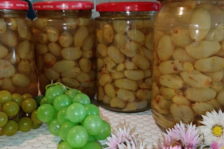 Виноград в собственном соку на зиму