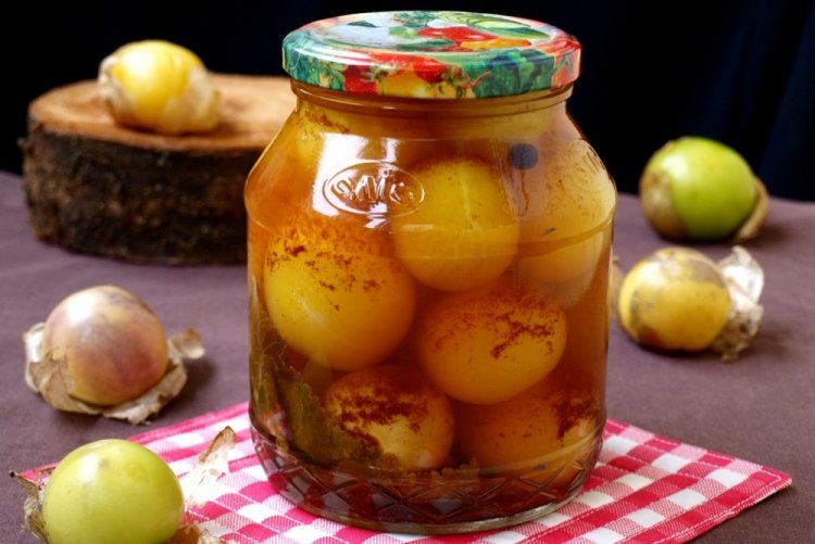 Маринованный физалис на зиму