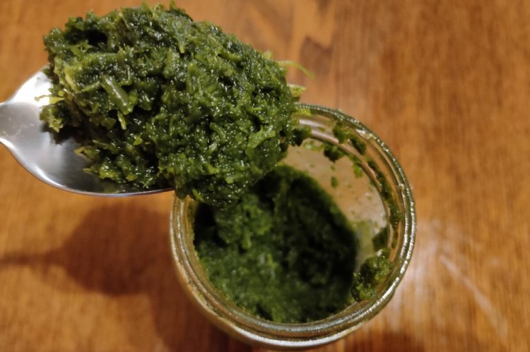 Листья сельдерея с солью на зиму