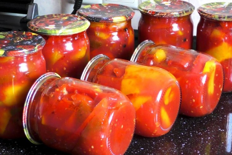 Болгарский перец в томатном соке на зиму