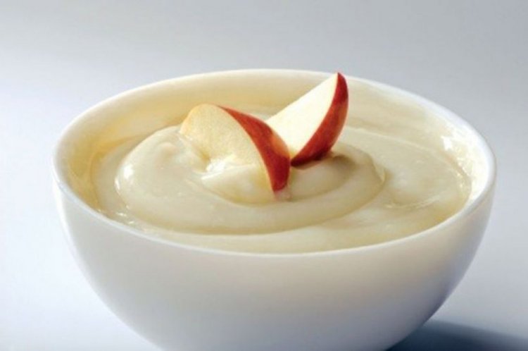 Сметанный крем с яблоками