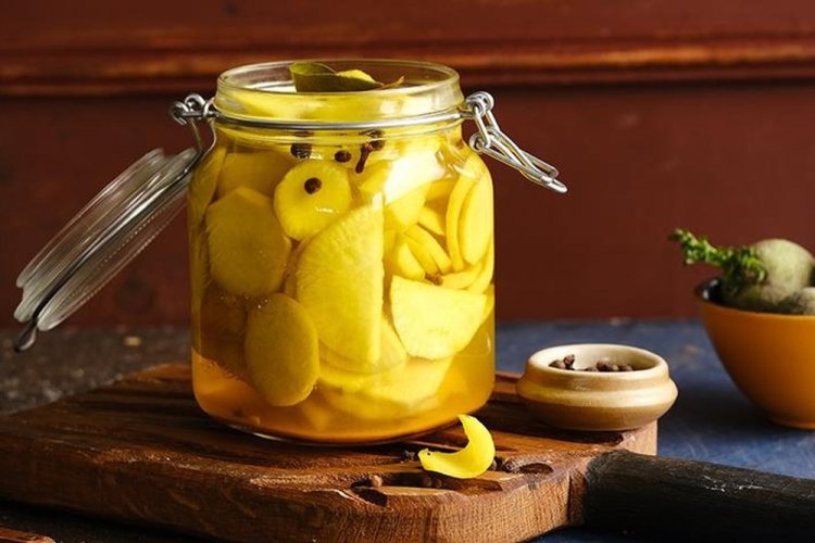 Маринованная редька с лимоном на зиму