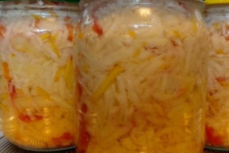 Салат из редьки с капустой на зиму