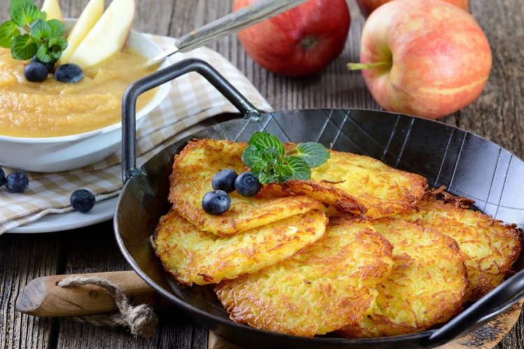 Драники из яблок