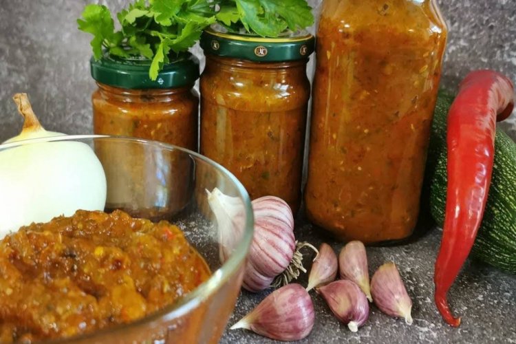 Аджика из цукини на зиму