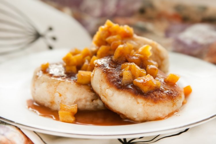 Сырники с грушей