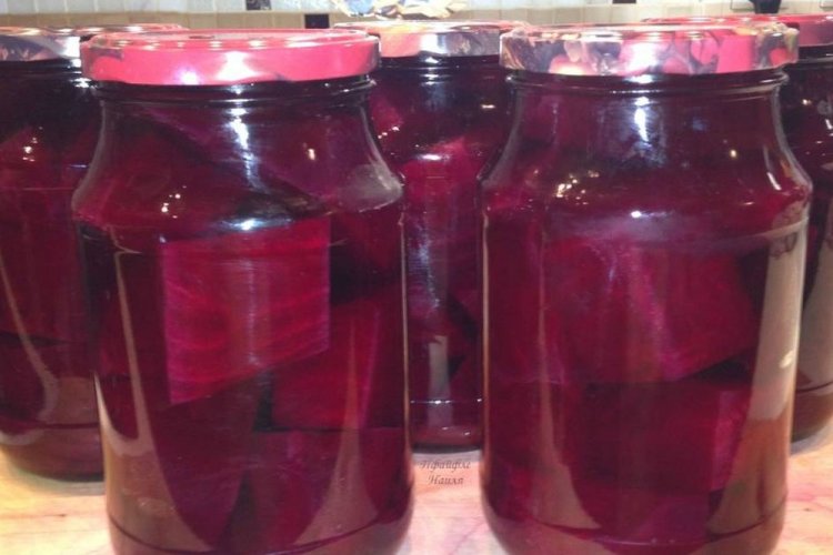 Маринованная свекла с лимонной кислотой на зиму