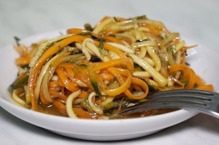 Лапша из кабачков