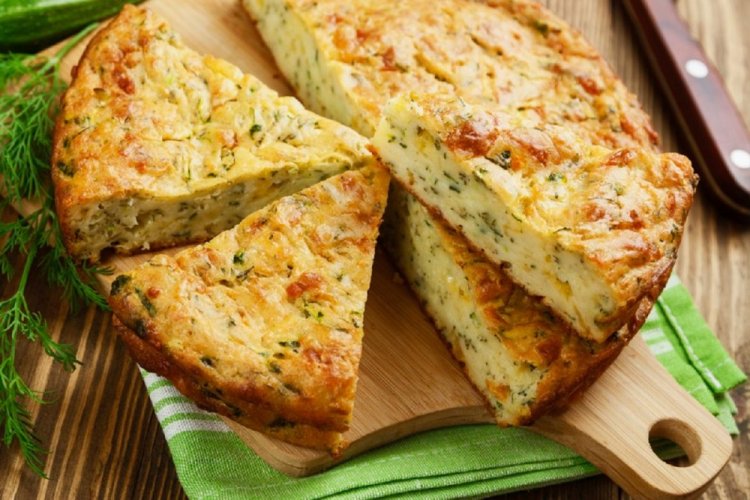 Пирог с кабачками