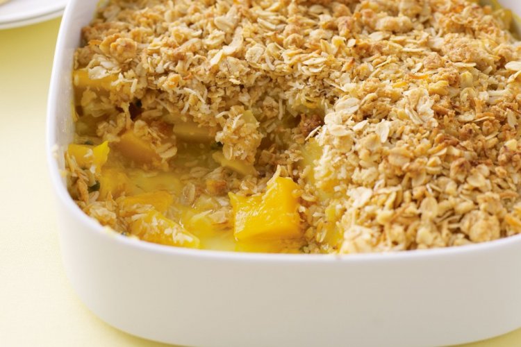 Крамбл с айвой