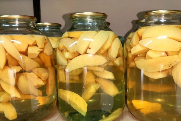 Компот из айвы на зиму