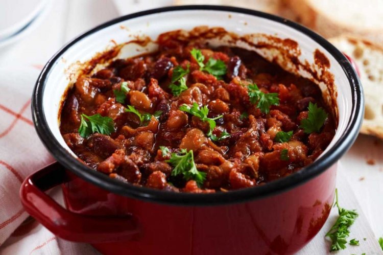 Лобио с айвой