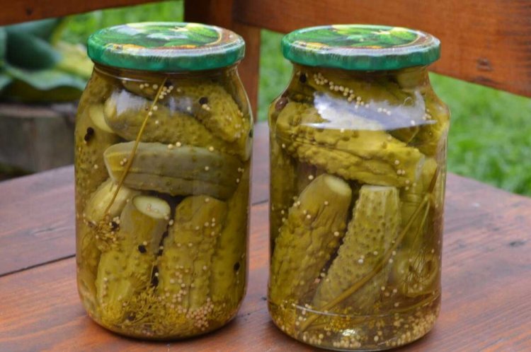 Корнишоны с горчицей на зиму