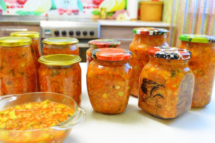 Завтрак туриста с перловкой и кабачками на зиму