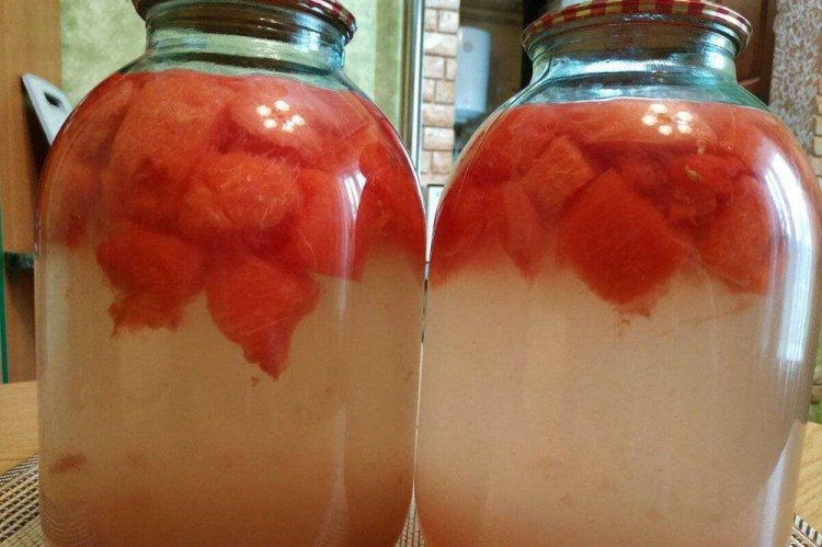 Компот из арбуза на зиму