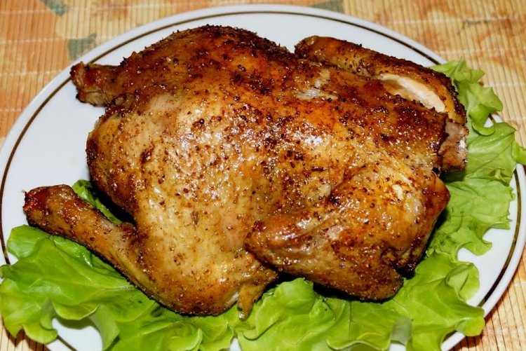 Курица с хрустящей корочкой в аэрогриле