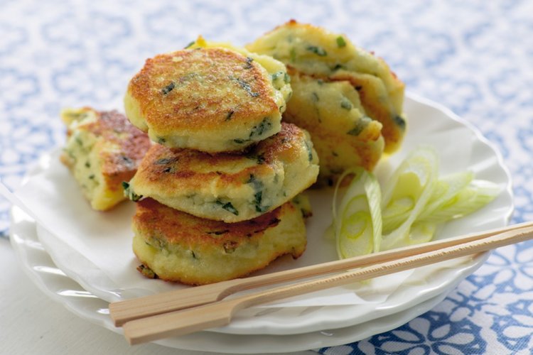 Сырники с черемшой