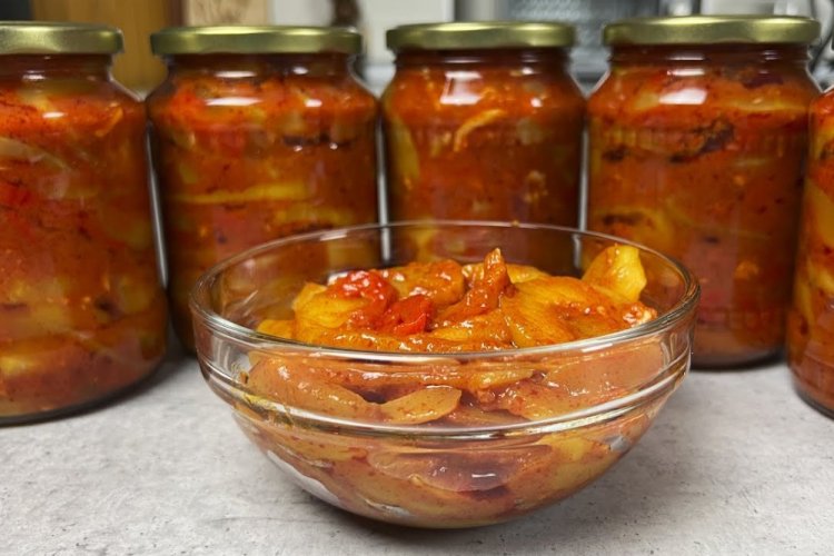 Салат «Десятка» с кабачками на зиму