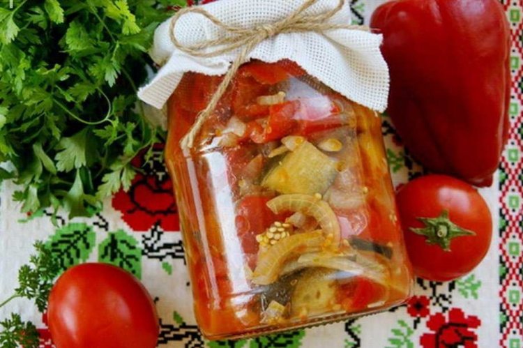 Салат «Десятка» кубиками на зиму