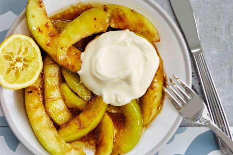 Запеченная дыня с сахаром