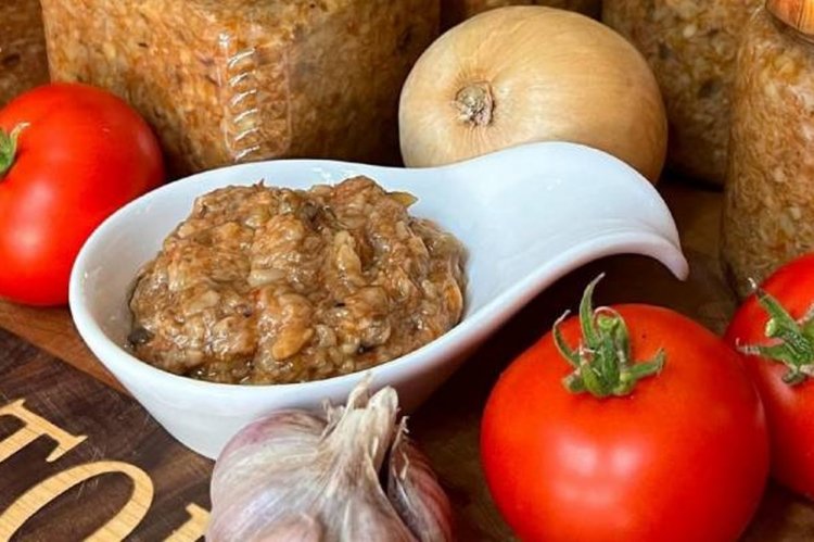 Икра из подберезовиков с помидорами на зиму