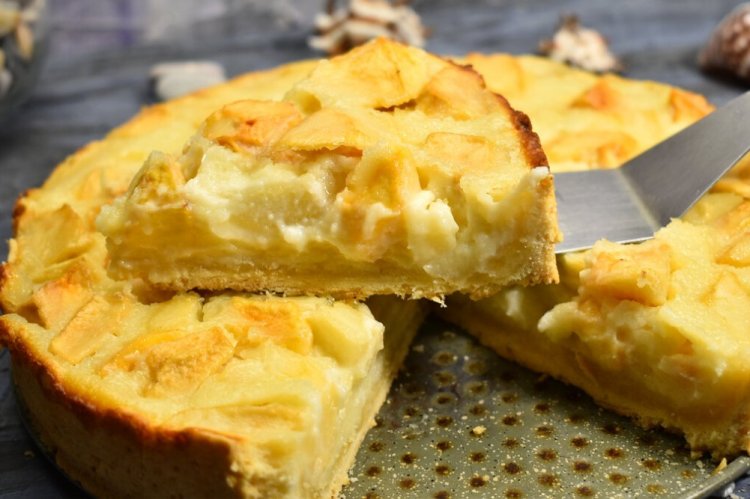 Цветаевский пирог с грушей