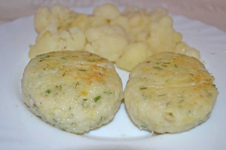 ПП котлеты из трески на пару