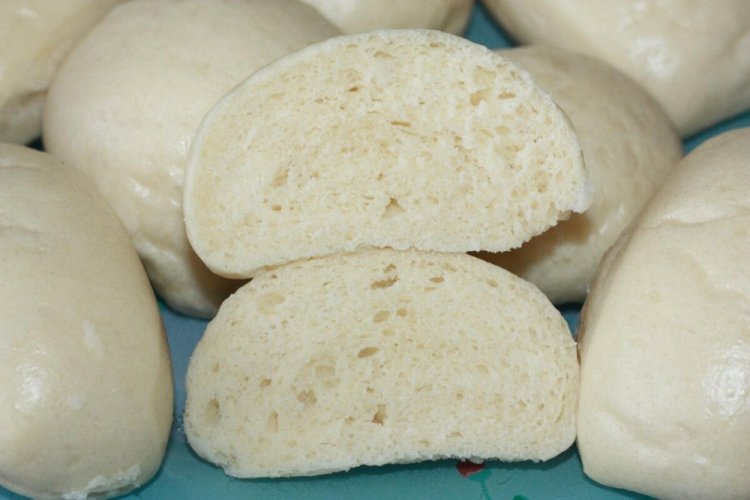 Сладкие паровые булочки на рисовой муке
