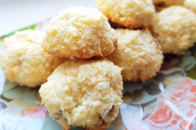 Кокосовое печенье без выпечки