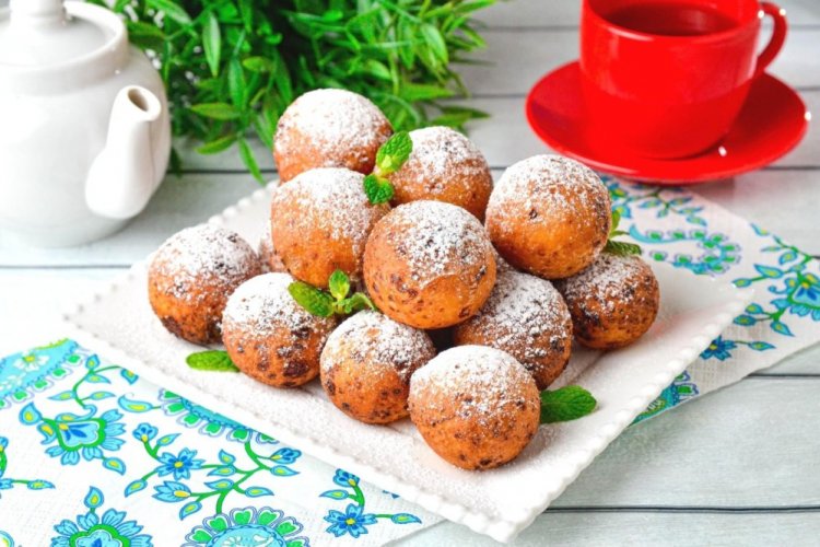 Творожные шарики во фритюре