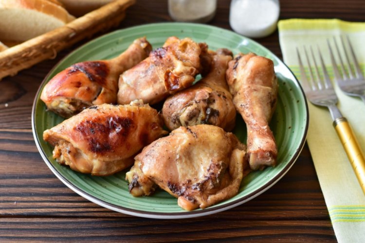 Курица в медово-соевом соусе в рукаве