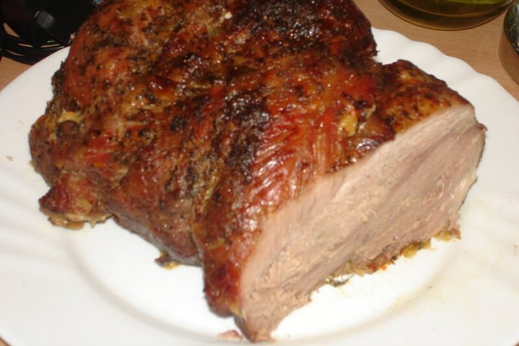 Запеченная свинина в соусе терияки