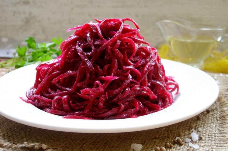 Сырая свекла по-корейски