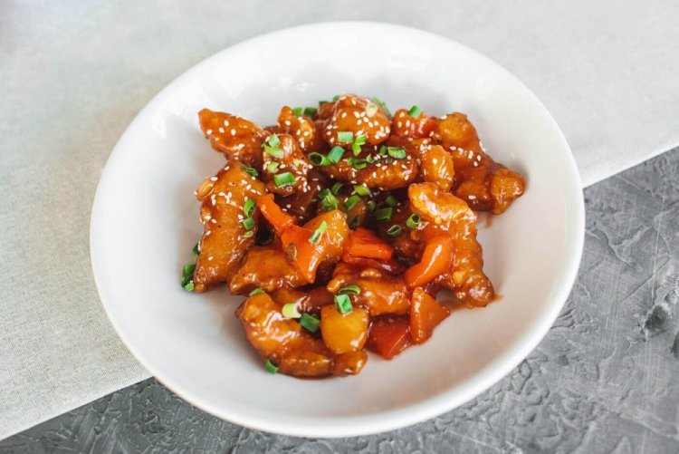 Курица в томатном соусе по-китайски