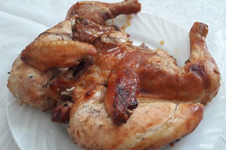 Курица в медово-горчичном соусе в рукаве