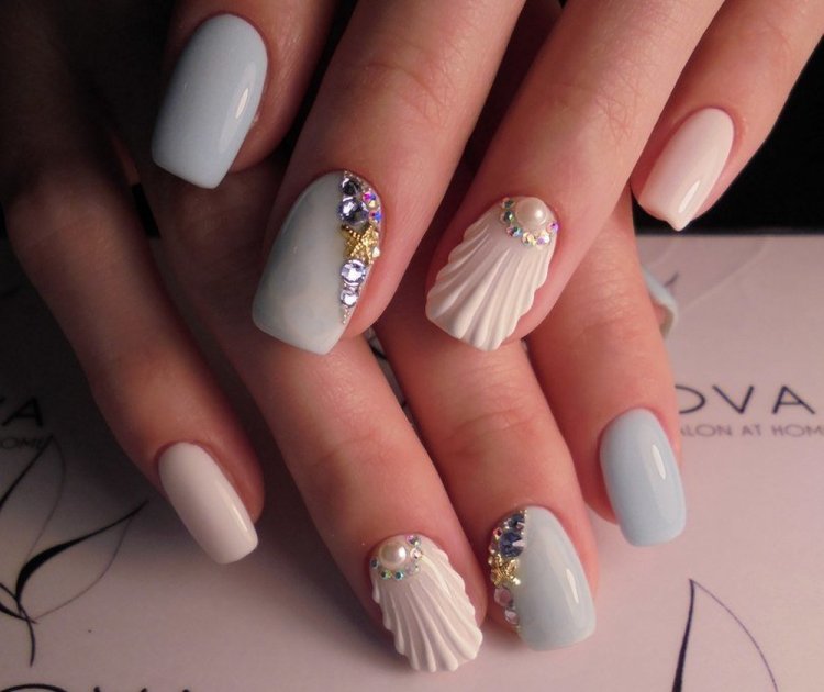 Маникюр «‎Русалка»