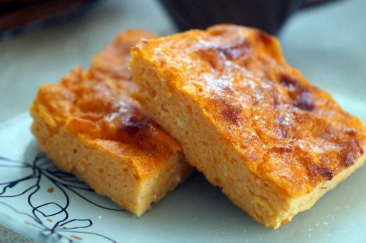 Тыквенная запеканка с творожным сыром