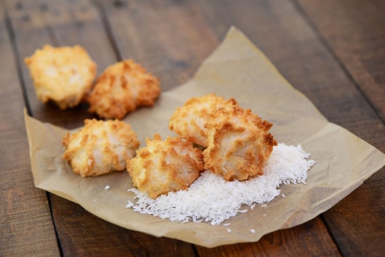 Кокосовое печенье без молока