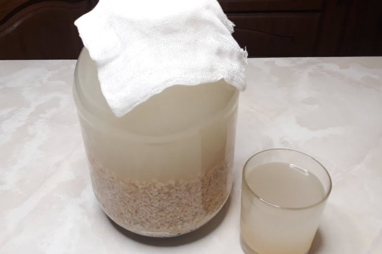 Овсяный квас без сахара