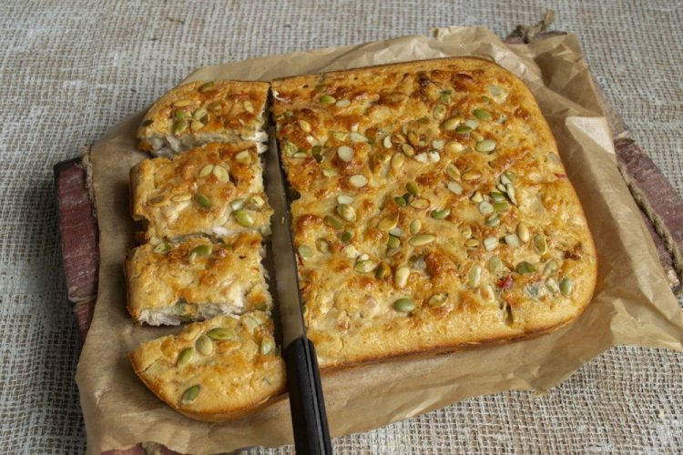 ПП заливной пирог с курицей