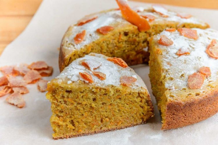 Морковный ПП пирог