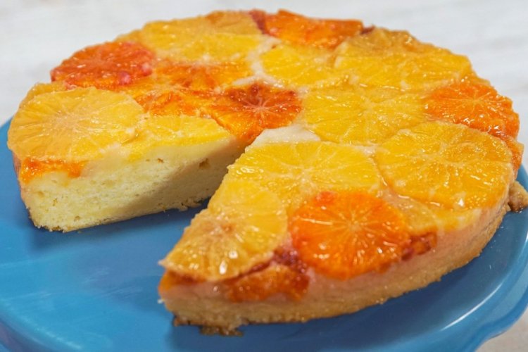 Апельсиновый пирог на кефире