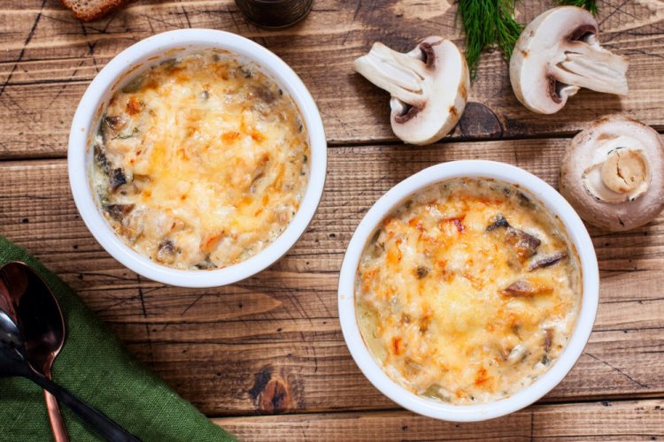 Грибной жульен с камамбером