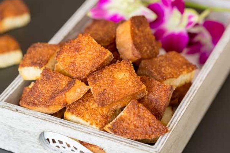 Сладкие сухарики со сметаной и корицей